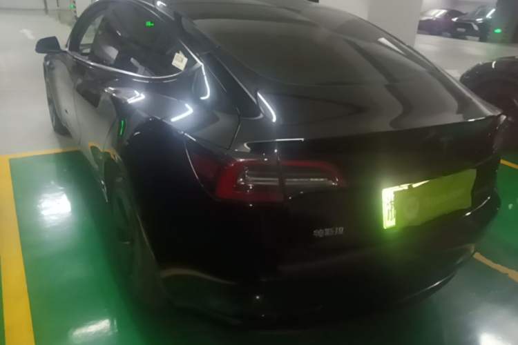 Used Tesla Model 3 2021 Standard Range Rear-Drive Upgraded Version Rear Left 45 Deg