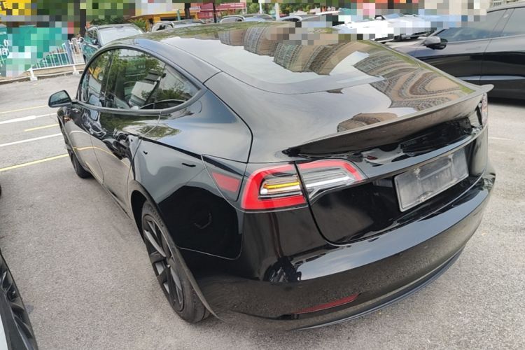 Used Tesla Model 3 2021 Standard Range Rear-Drive Upgraded Version Rear Left 45 Deg