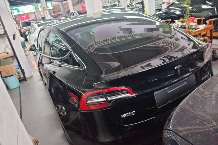 Used Tesla Model 3 2021 Revised Version Standard Range Rear-Wheel Drive Upgraded Edition 3D1 Rear Left 45 Deg
