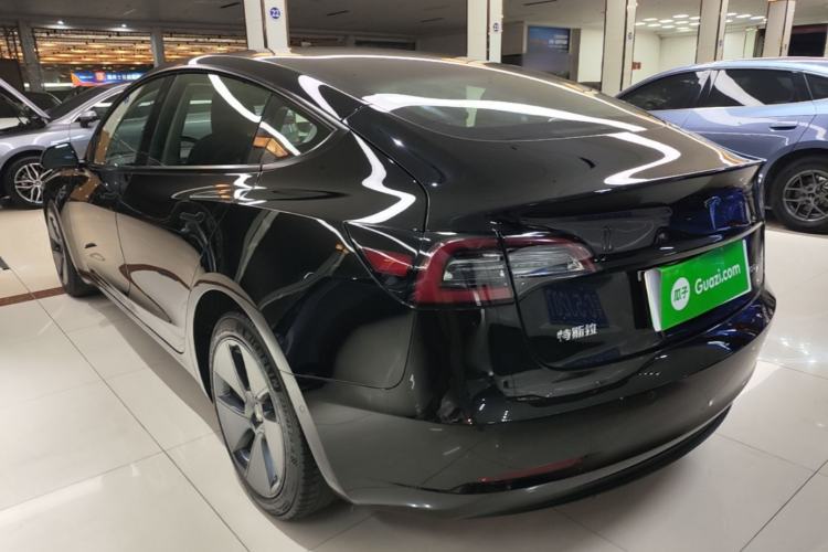 Used Tesla Model 3 2021 Revised Version Standard Range Rear-Wheel Drive Upgraded Edition 3D1 Rear Left 45 Deg