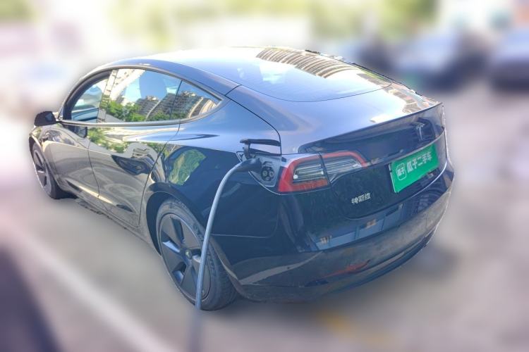 Used Tesla Model 3 2021 Revised Version Standard Range Rear-Wheel Drive Upgraded Edition 3D1 Rear Left 45 Deg