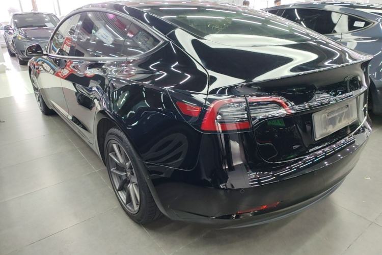 Used Tesla Model 3 2021 Revised Version Standard Range Rear-Wheel Drive Upgraded Edition 3D1 Rear Left 45 Deg