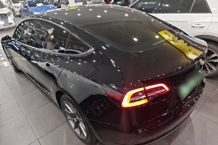 Used Tesla Model 3 2021 Standard Range Rear-Wheel Drive Upgraded Version 3D6 Rear Left 45 Deg