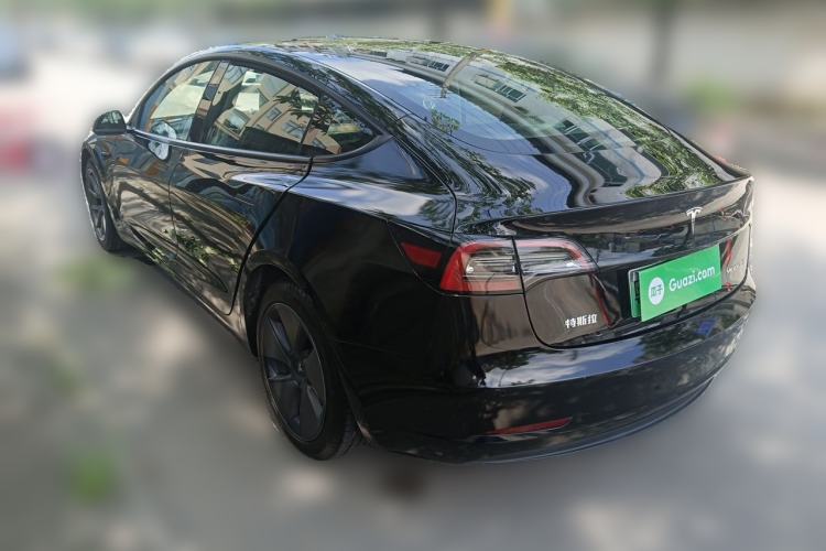 Used Tesla Model 3 2021 Standard Range Rear-Wheel Drive Upgraded Version 3D6 Rear Left 45 Deg