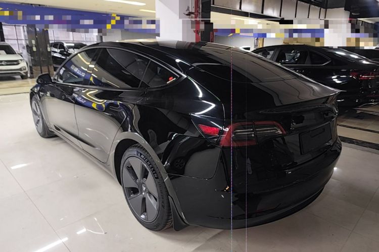 Used Tesla Model 3 2021 Standard Range Rear-Wheel Drive Upgraded Version 3D6 Rear Left 45 Deg