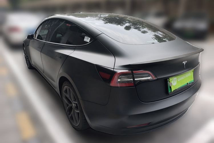 Used Tesla Model 3 2021 Performance High-Performance All-Wheel-Drive Version Rear Left 45 Deg