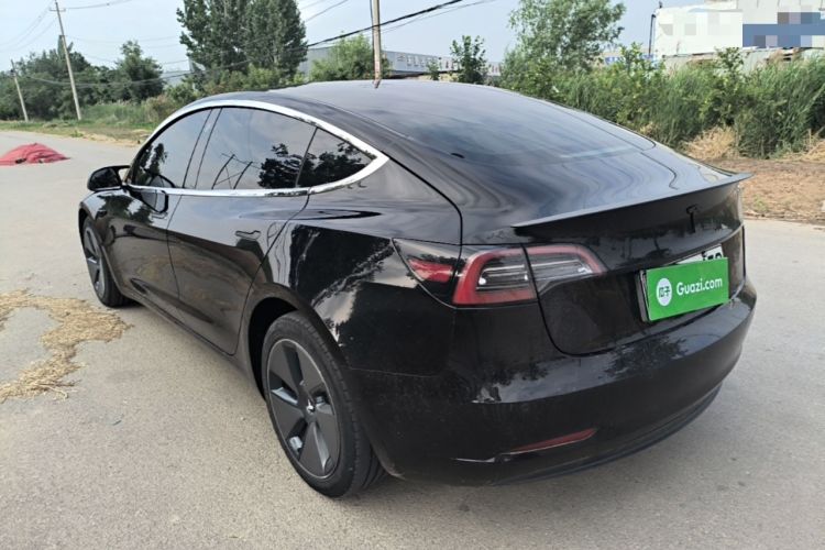 Used Tesla Model 3 2021 Standard Range Rear-Wheel Drive Upgraded Version 3D6 Rear Left 45 Deg
