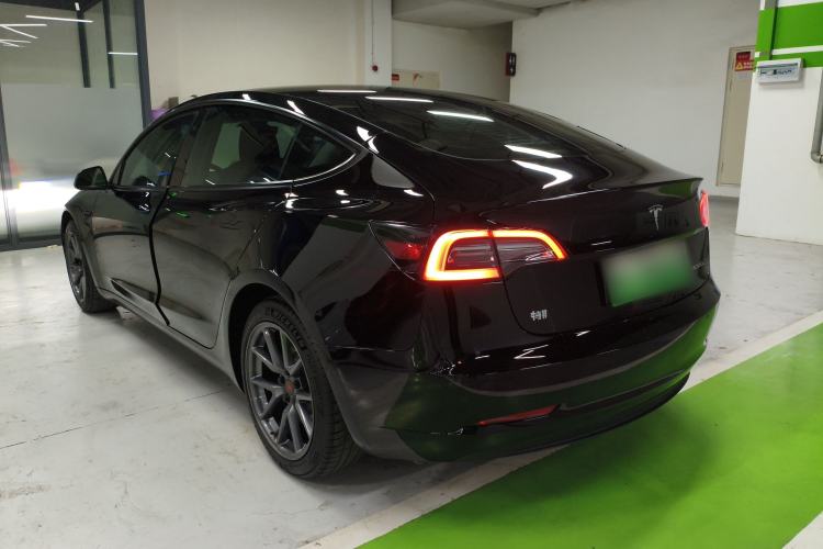 Used Tesla Model 3 2021 Standard Range Rear-Drive Upgraded Version Rear Left 45 Deg