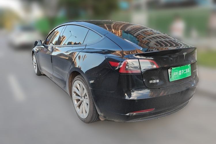Used Tesla Model 3 2021 Standard Range Rear-Wheel Drive Upgraded Version 3D6 Rear Left 45 Deg