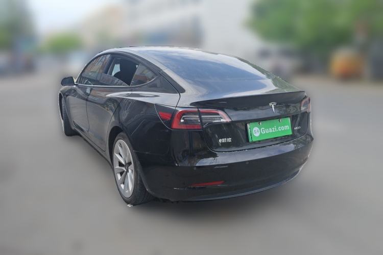 Used Tesla Model 3 2021 Standard Range Rear-Drive Upgraded Version Rear Left 45 Deg