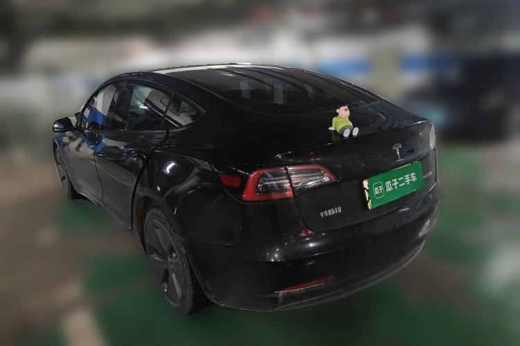Used Tesla Model 3 2021 Revised Version Standard Range Rear-Wheel Drive Upgraded Edition 3D1 Rear Left 45 Deg