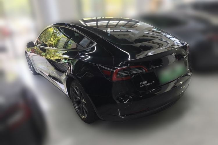 Used Tesla Model 3 2021 Standard Range Rear-Drive Upgraded Version Rear Left 45 Deg