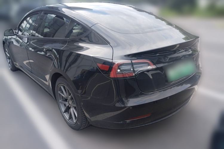 Used Tesla Model 3 2021 Standard Range Rear-Wheel Drive Upgraded Version 3D6 Rear Left 45 Deg