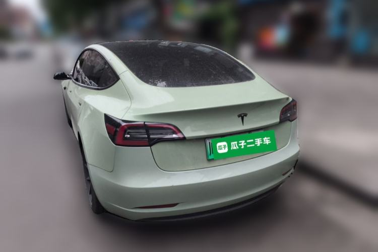 Used Tesla Model 3 2021 Standard Range Rear-Wheel Drive Upgraded Version 3D6 Rear Left 45 Deg