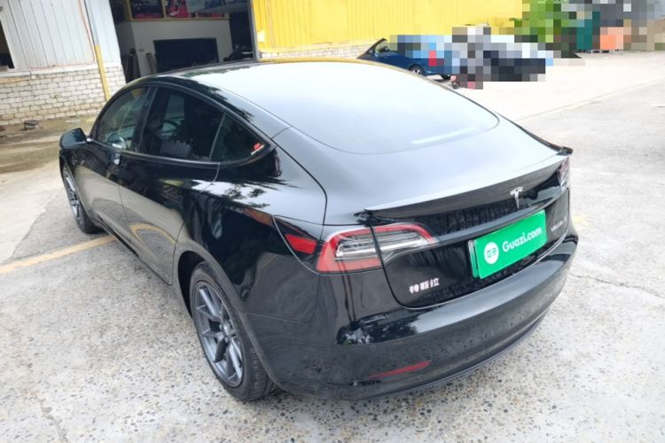 Used Tesla Model 3 2021 Standard Range Rear-Wheel Drive Upgraded Version 3D6 Rear Left 45 Deg