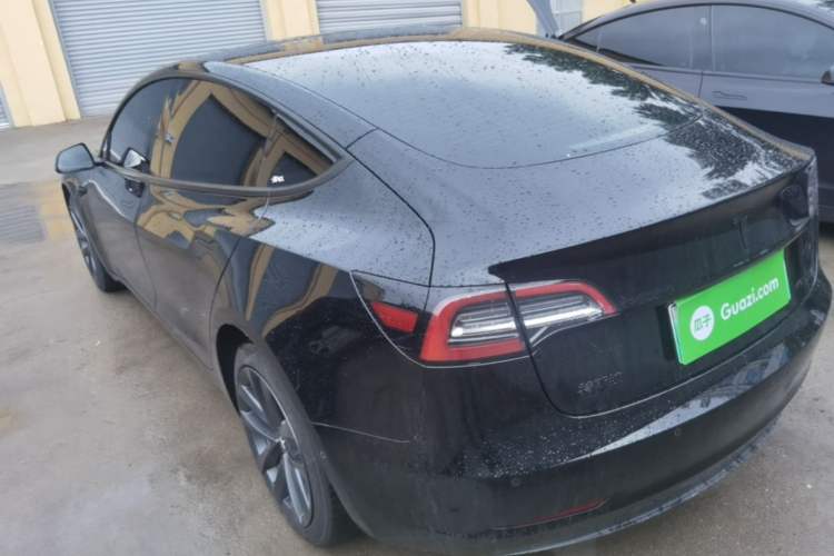 Used Tesla Model 3 2021 Standard Range Rear-Drive Upgraded Version Rear Left 45 Deg