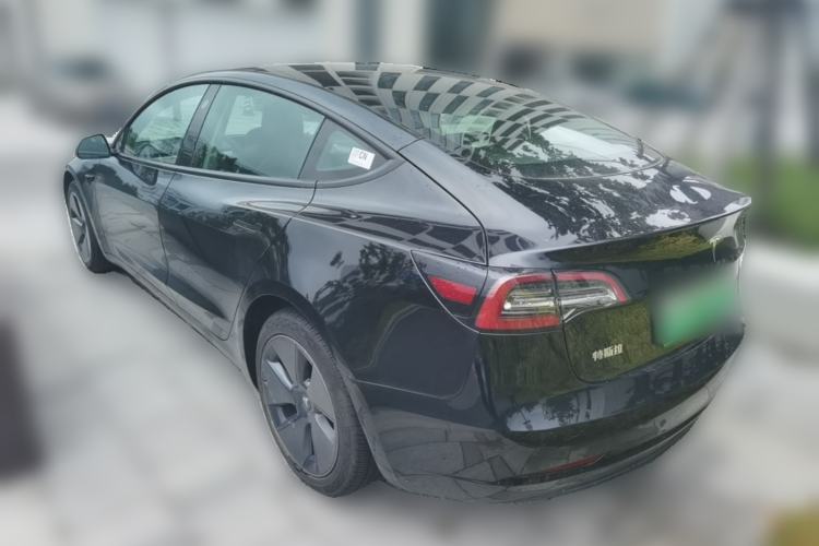 Used Tesla Model 3 2021 Standard Range Rear-Wheel Drive Upgraded Version 3D6 Rear Left 45 Deg