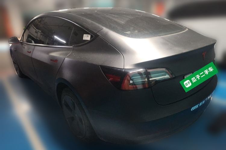 Used Tesla Model 3 2021 Standard Range Rear-Wheel Drive Upgraded Version 3D6 Rear Left 45 Deg