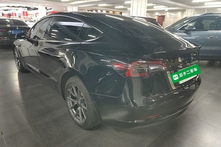Used Tesla Model 3 2021 Standard Range Rear-Drive Upgraded Version Rear Left 45 Deg
