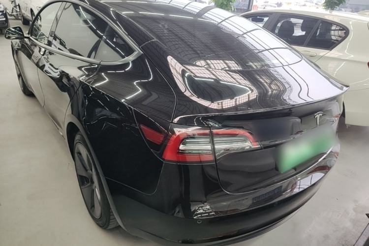 Used Tesla Model 3 2021 Standard Range Rear-Wheel Drive Upgraded Version 3D6 Rear Left 45 Deg