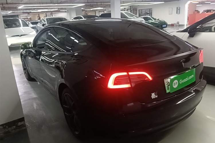 Used Tesla Model 3 2021 Revised Version II – Performance High-Performance All-Wheel-Drive Edition Rear Left 45 Deg