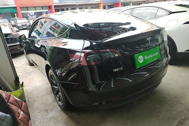 Used Tesla Model 3 2021 Standard Range Rear-Drive Upgraded Version Rear Left 45 Deg