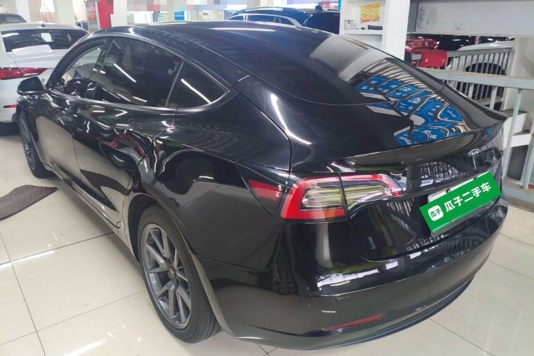 Used Tesla Model 3 2021 Standard Range Rear-Drive Upgraded Version Rear Left 45 Deg