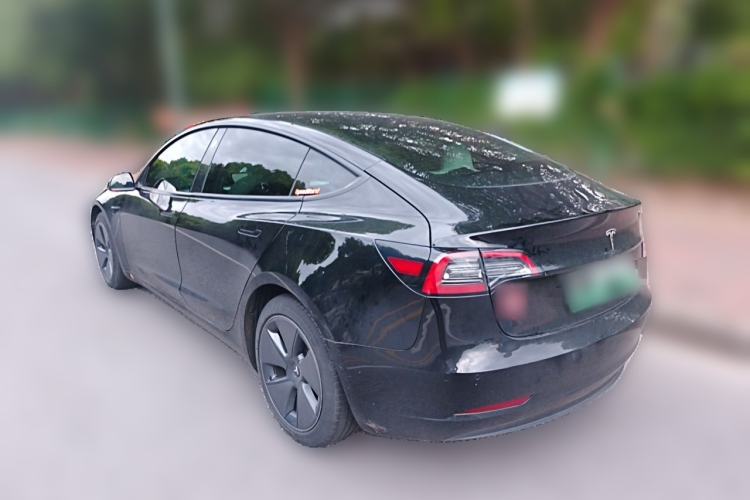 Used Tesla Model 3 2021 Standard Range Rear-Wheel Drive Upgraded Version 3D6 Rear Left 45 Deg