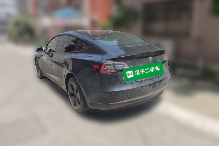 Used Tesla Model 3 2021 Standard Range Rear-Wheel Drive Upgraded Version 3D6 Rear Left 45 Deg