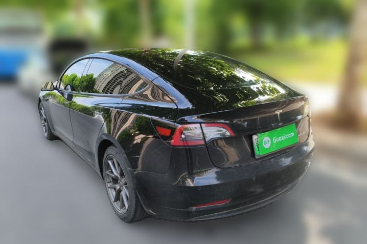 Used Tesla Model 3 2021 Revised Version Standard Range Rear-Wheel Drive Upgraded Edition 3D1 Rear Left 45 Deg