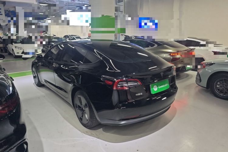 Used Tesla Model 3 2021 Revised Version Standard Range Rear-Wheel Drive Upgraded Edition 3D1 Rear Left 45 Deg
