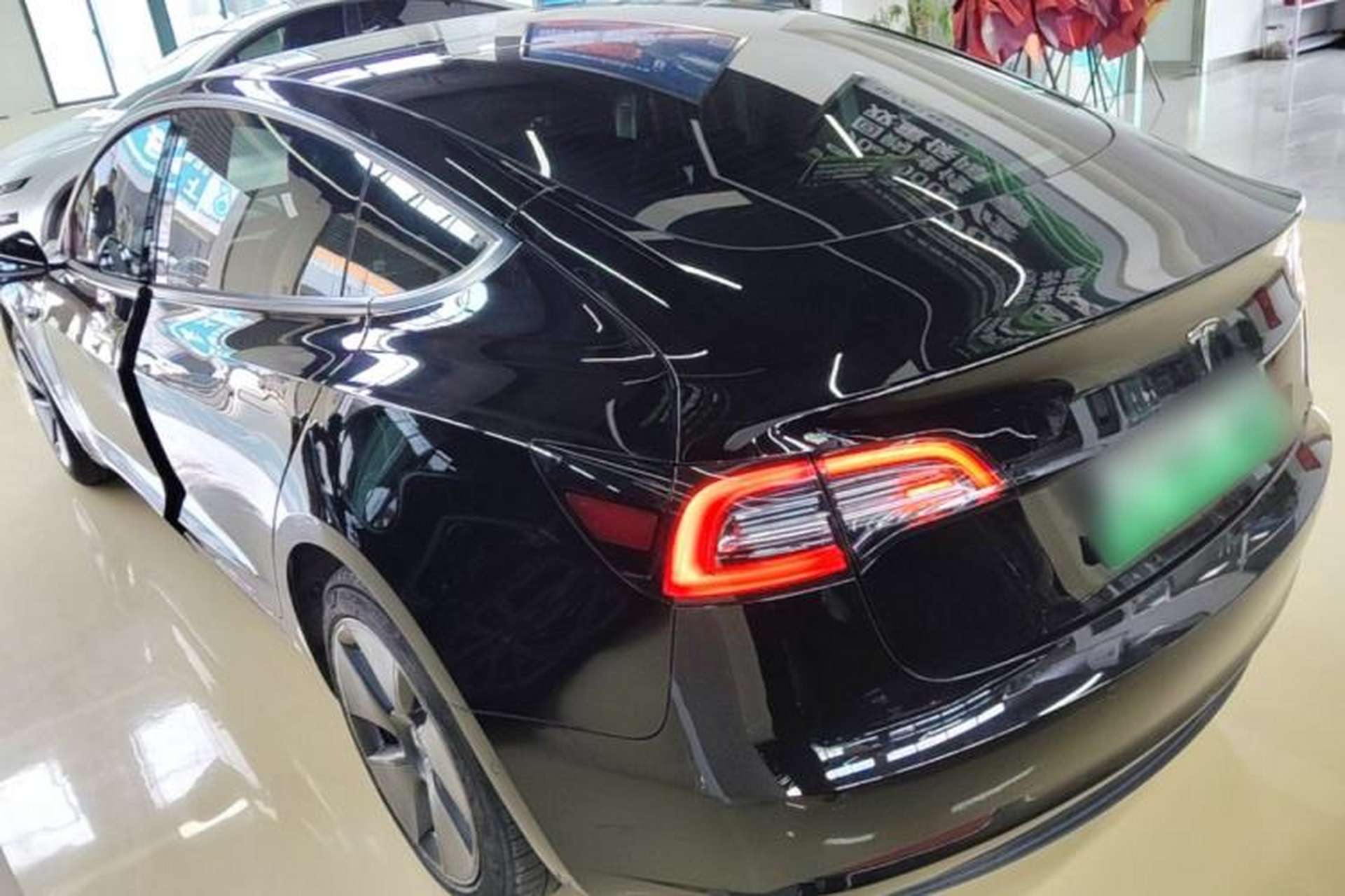 Used Tesla Model 3 2021 Standard Range Rear-Wheel Drive Upgraded Version 3D6 Rear Left 45 Deg