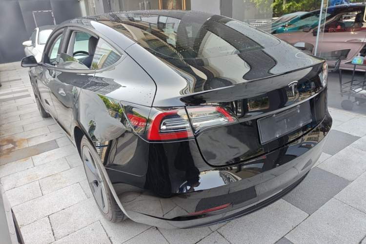 Used Tesla Model 3 2021 Standard Range Rear-Wheel Drive Upgraded Version 3D6 Rear Left 45 Deg