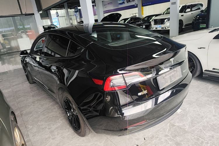 Used Tesla Model 3 2021 Standard Range Rear-Drive Upgraded Version Rear Left 45 Deg
