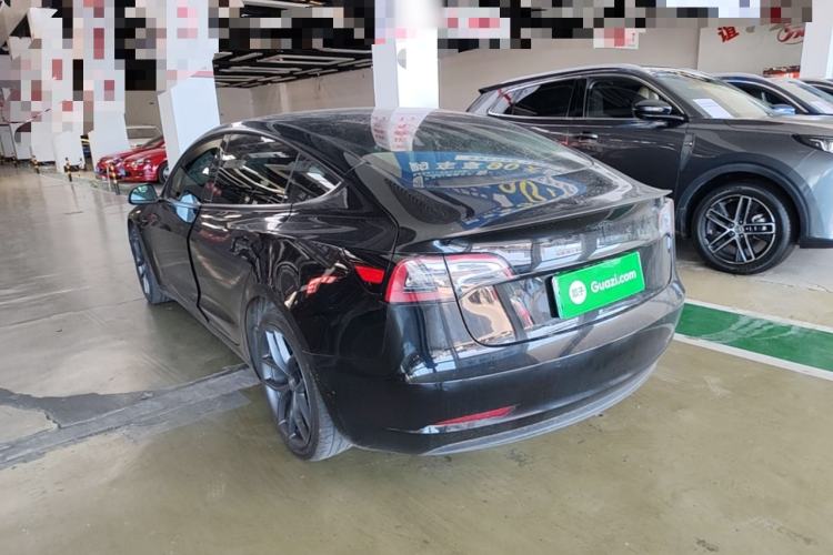 Used Tesla Model 3 2021 Revised Performance Version with All-Wheel Drive 3D1 Rear Left 45 Deg