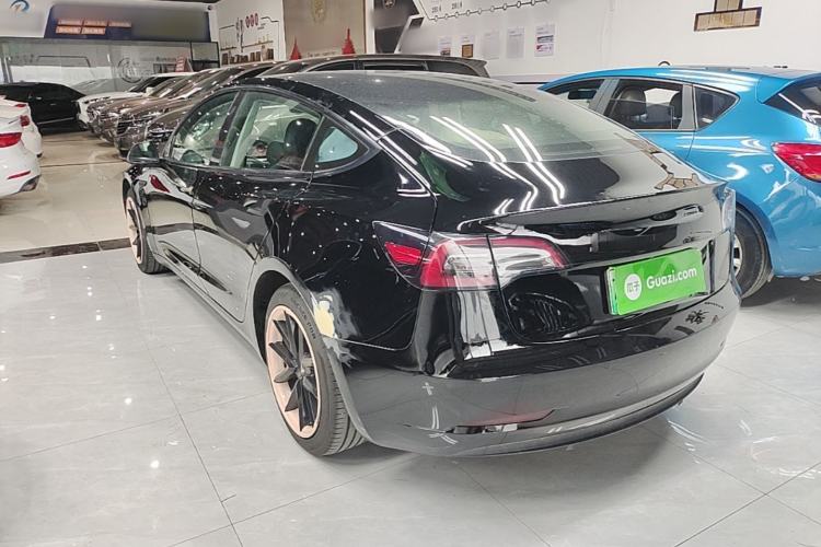 Used Tesla Model 3 2021 Standard Range Rear-Wheel Drive Upgraded Version 3D6 Rear Left 45 Deg