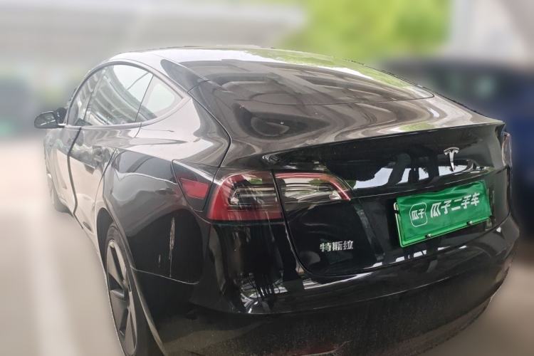 Used Tesla Model 3 2021 Standard Range Rear-Drive Upgraded Version Rear Left 45 Deg