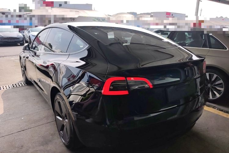 Used Tesla Model 3 2021 Standard Range Rear-Wheel Drive Upgraded Version 3D6 Rear Left 45 Deg