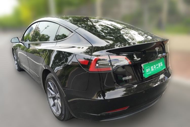 Used Tesla Model 3 2021 Standard Range Rear-Wheel Drive Upgraded Version 3D6 Rear Left 45 Deg
