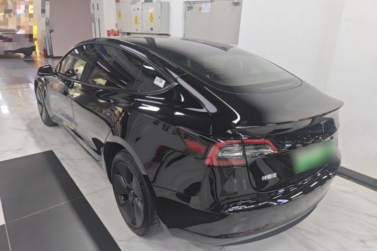 Used Tesla Model 3 2021 Standard Range Rear-Drive Upgraded Version Rear Left 45 Deg