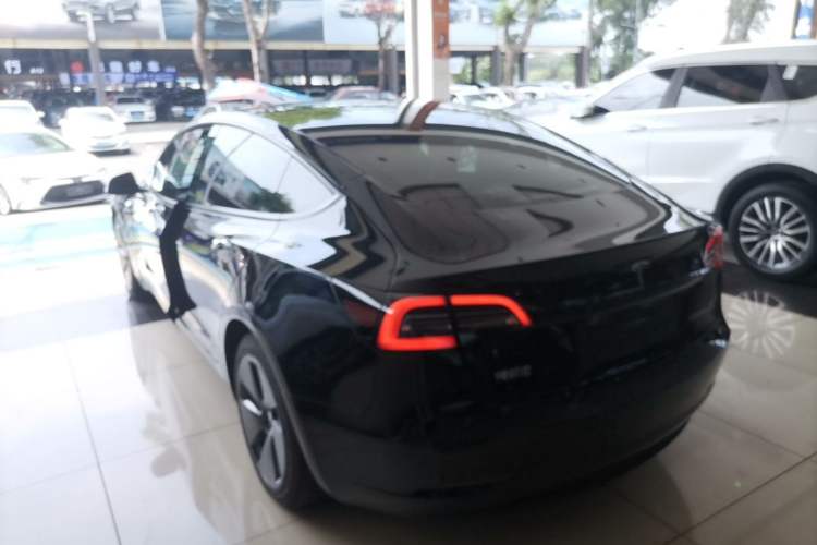 Used Tesla Model 3 2021 Standard Range Rear-Drive Upgraded Version Rear Left 45 Deg