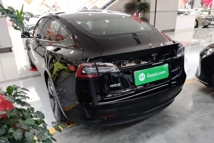 Used Tesla Model 3 2021 Revised Version Standard Range Rear-Wheel Drive Upgraded Edition 3D1 Rear Left 45 Deg