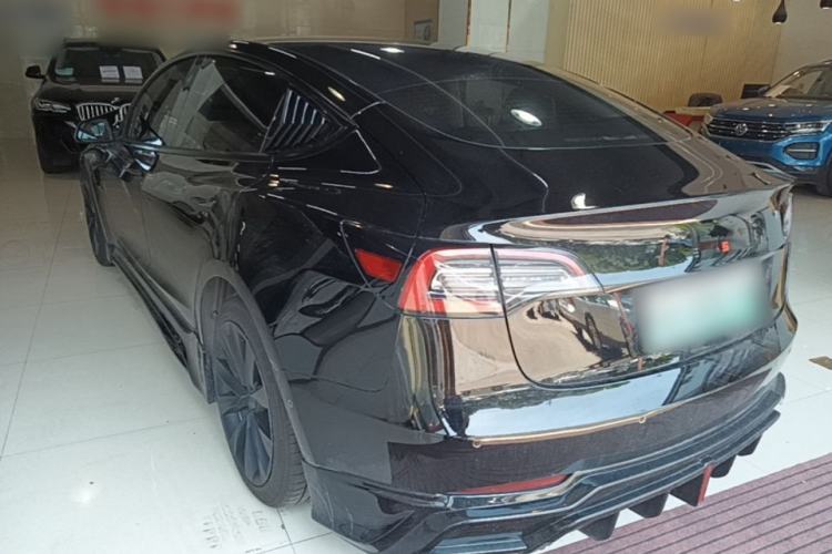 Used Tesla Model 3 2021 Revised Version Standard Range Rear-Wheel Drive Upgraded Edition 3D1 Rear Left 45 Deg