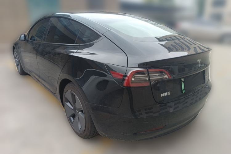 Used Tesla Model 3 2021 Revised Version Standard Range Rear-Wheel Drive Upgraded Edition 3D1 Rear Left 45 Deg