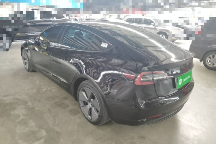 Used Tesla Model 3 2021 Standard Range Rear-Drive Upgraded Version Rear Left 45 Deg