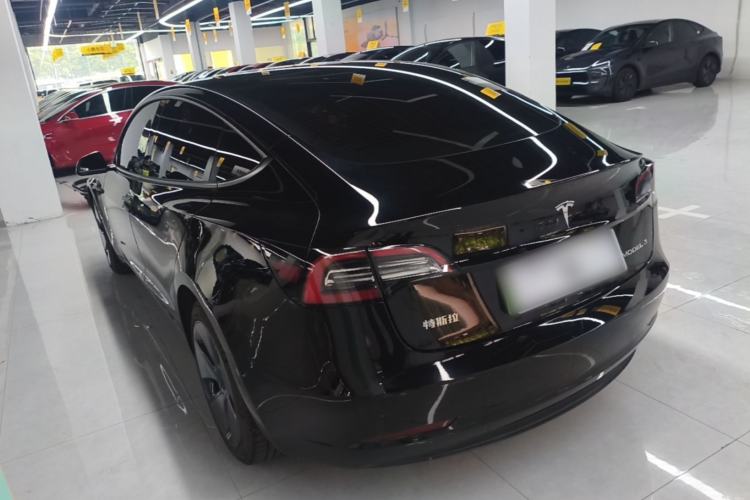 Used Tesla Model 3 2021 Standard Range Rear-Drive Upgraded Version Rear Left 45 Deg
