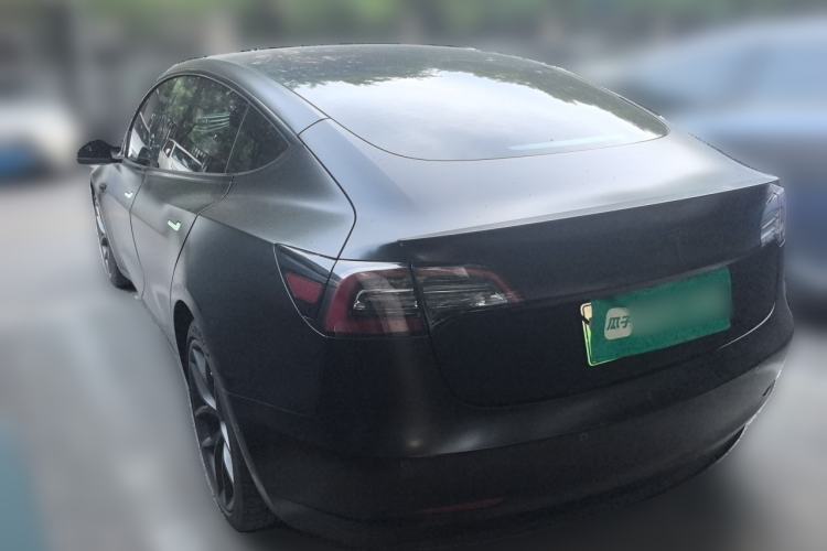Used Tesla Model 3 2021 Performance High-Performance All-Wheel-Drive Version 3D6 Rear Left 45 Deg