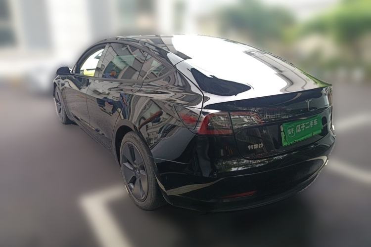 Used Tesla Model 3 2021 Revised Version Standard Range Rear-Wheel Drive Upgraded Edition 3D1 Rear Left 45 Deg