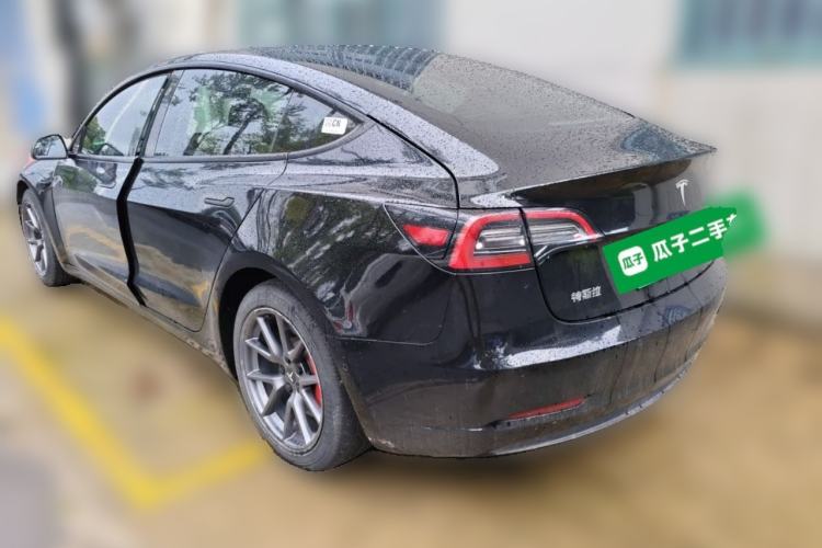 Used Tesla Model 3 2021 Standard Range Rear-Drive Upgraded Version Rear Left 45 Deg