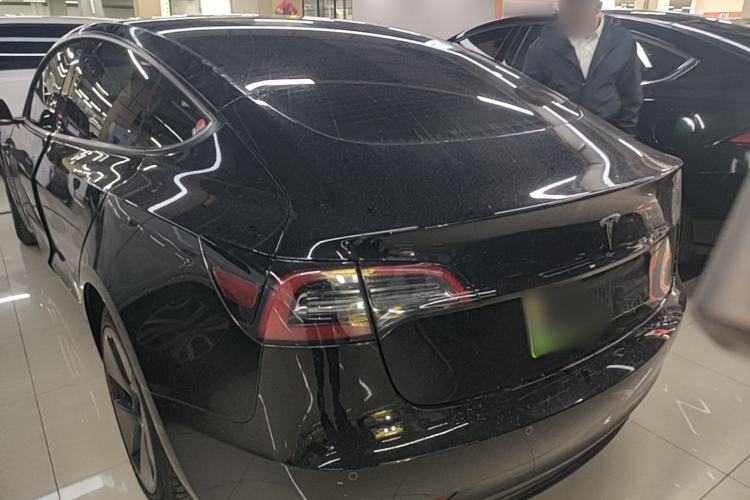 Used Tesla Model 3 2021 Standard Range Rear-Wheel Drive Upgraded Version 3D6 Rear Left 45 Deg
